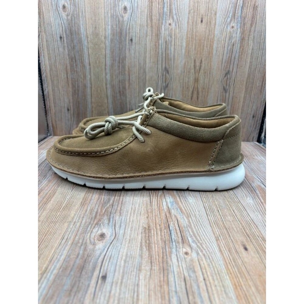 Clarks Mens Colehill Easy Nubuck Dark Sand Size 10.5 - Picture 3 of 8